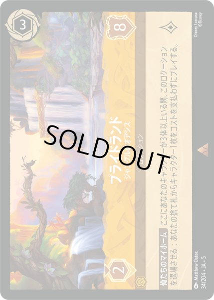 画像1: プライドランド - ジャングルのオアシス【R】〈34/204〉 (アンバー) [Foil] (1)